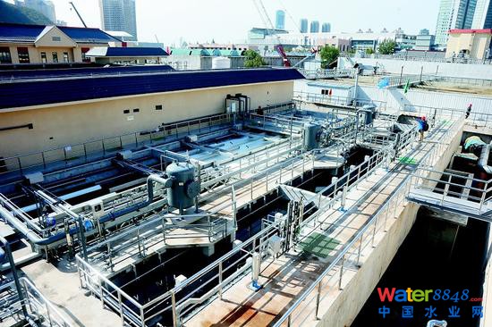 馬欄河污水處理廠一期已完成提標改造任務(wù)。半島晨報、海力網(wǎng)攝影記者孫振芳